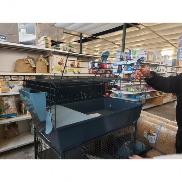 Cage Indoor2.  120 Ciel . Pour Rongeur.123 X 67 X Hauteur 39 Cm. - Zolux - Zo-205114