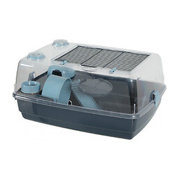 Cage Indoor 2. Visio Bleu. 55 X 38 X Hauteur 28 Cm.  Pour Hamster. - Zolux - Zo-205106