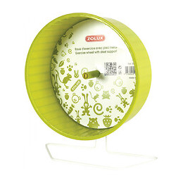Roue D'exercice Pied Métal, Ø20 Cm, Vert Anis, Pour Rongeurs. - Zolux - Zo-206727