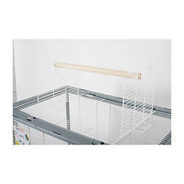 Zolux Cage Surelevee Neo Jili Pour Oiseaux - L 78 X P 47,5 X H 112 Cm - Gris