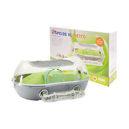Cage Spelos Metro Xl. Grise. 59 X 37 X 26 Cm. Hamster - Savic - Va-11530