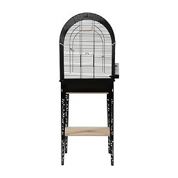 Cage Et Meuble Chic Patio. Taille L.  53 X 33 X Hauteur 144 Cm. Couleur Noir. - Zolux - Zo-104185noi