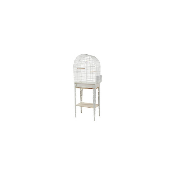Cage Et Meuble Chic Patio. Taille L.  53 X 33 X Hauteur 144 Cm. Couleur Blanc. - Zolux - Zo-104185blc