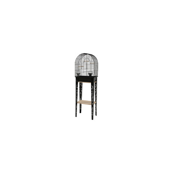 Cage Et Meuble Chic Patio. Taille S.  38 X 24.5 X Hauteur 123 Cm. Couleur Noir. - Zolux - Zo-104183noi