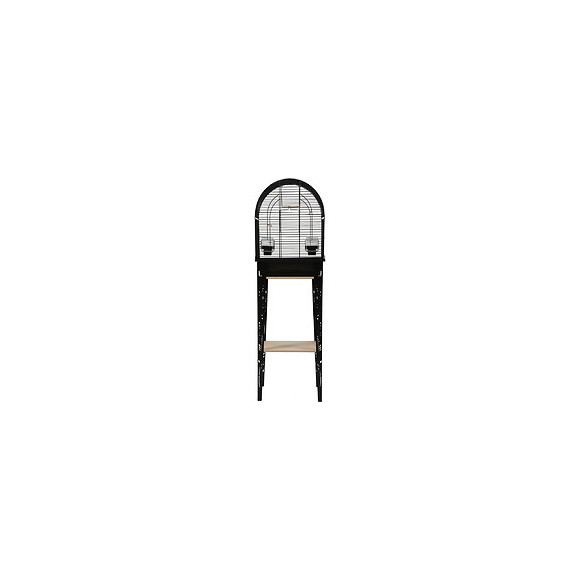 Cage Et Meuble Chic Patio. Taille S.  38 X 24.5 X Hauteur 123 Cm. Couleur Noir. - Zolux - Zo-104183noi