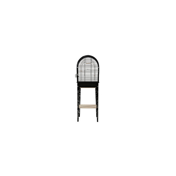Cage Et Meuble Chic Patio. Taille M.  44.5 X 28 X Hauteur 133 Cm. Couleur Noir. - Zolux - Zo-104184noi