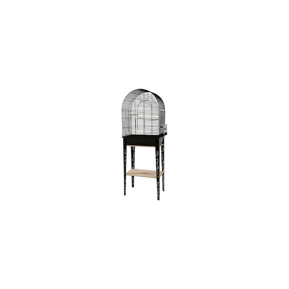 Cage Et Meuble Chic Patio. Taille L.  53 X 33 X Hauteur 144 Cm. Couleur Noir. - Zolux - Zo-104185noi