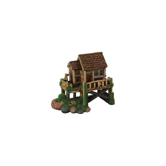 Cabane Moyen Modèle Ki Pouss. 16 X 9 X 15 Cm. Décoration Aquarium. - Zolux - Zo-352182
