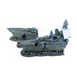 Épave 2 Pieces,taille:  70 Cm, Décoration Poisson. - Trixie - Tr-8886