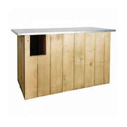 Nichoir Chouette Effraie. Dimension  H 44 X L 85 X P 37 Cm. - Esschert Design - Ed-nk43