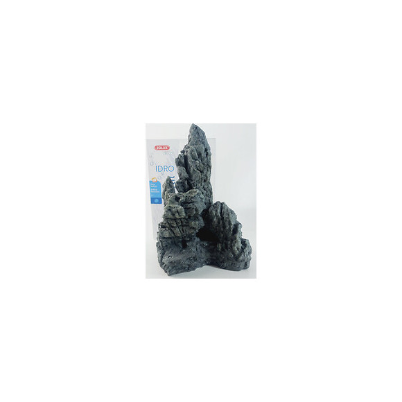 Décor. Kit Idro Black Stone N°3. Dimension 17.5 X 15 X Hauteur 27 Cm. Pour Aquarium. - Zolux - Zo-352165