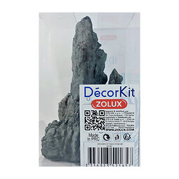 Décor. Kit Idro Black Stone N°3. Dimension 17.5 X 15 X Hauteur 27 Cm. Pour Aquarium. - Zolux - Zo-352165