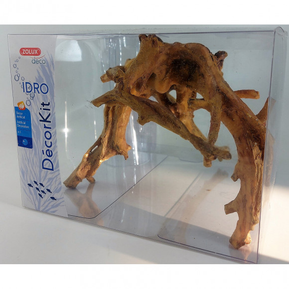 Décor. Kit Idro Racine N° 2. Dimension 19.5 X 18 X Hauteur 15 Cm. Pour Aquarium. - Zolux - Zo-352167