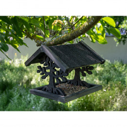 Mangeoire En Bois Pour Oiseaux, Magic, Taille: 30 X 30 X 28 Cm. - Vadigran - Va-15642