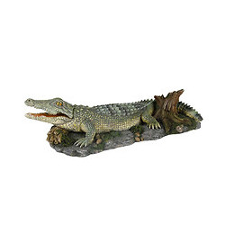 Crocodile Avec Sortie D'air 26 Cm Décoration Poisson - Trixie - Tr-8716