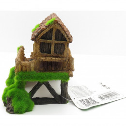 Cabane Petit Modèle Ki Pouss. 13 X 8 X 10 Cm. Décoration Aquarium. - Zolux - Zo-352181
