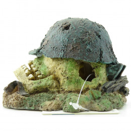 Hades Casque Avec Crane, 12 X 10 X 8 Cm, Décoration Aquarium. - Flamingo Pet Products - Fl-410218