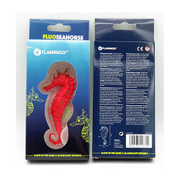 Décoration Aquarium Fluo  Hippocampe 4 X 2 X 9 Cm.couleur Aléatoire. - Flamingo Pet Products - Fl-410343