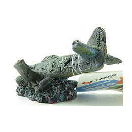 Avion Takis. 8 X 4 X 4 Cm. Décoration Aquarium. - Flamingo Pet Products - Fl-410200