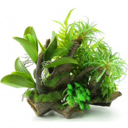 Racine Et Plante . 36 X 31 X 37 Cm. Décoration Aquarium. - Flamingo Pet Products - Fl-410185