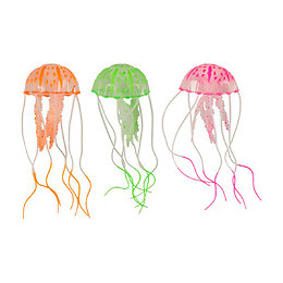 Une Méduse Fluo Décoration Aquarium 5 X 15 Cm - Flamingo Pet Products - Fl-410098