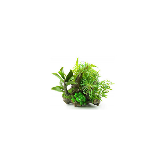 Racine Et Plante . 36 X 31 X 37 Cm. Décoration Aquarium. - Flamingo Pet Products - Fl-410185