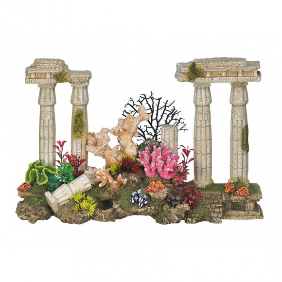 Décoration Colonnes Antiques Romaines.  42 Cm. Aquarium. - Vadigran - Va-15508