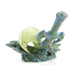 Crane Armes Épée, 19 X 15 X 11 Cm. Décoration Aquarium. - Flamingo Pet Products - Fl-410208