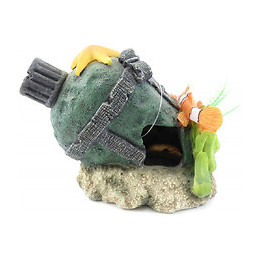 Léto Cruche Et Poisson. Taille: 15 X 8 X 11 Cm. Décoration Aquarium. - Flamingo Pet Products - Fl-410211