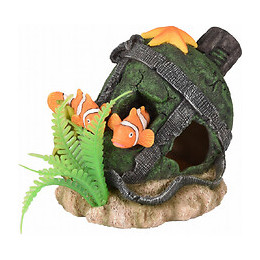 Léto Cruche Et Poisson. Taille: 15 X 8 X 11 Cm. Décoration Aquarium. - Flamingo Pet Products - Fl-410211