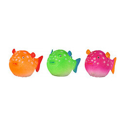 1 Poisson Globe Fluo. Decoration Aquarium. 8 Cm X 4.5 Cm. Couleur Aleatoire. - Flamingo Pet Products - Fl-410101