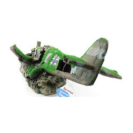 Avion Kozma. 35 X 16 X 16 Cm.  Décoration Aquarium. - Flamingo Pet Products - Fl-410189