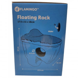 Rocher Flottant Krag M. Taille 17.5 X 11 X 18 Cm. Décoration Aquarium. - Flamingo Pet Products - Fl-410359