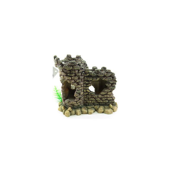 Ruine Château 20 X 17 X 17 Cm Pour Aquarium - Flamingo Pet Products - Fl-410194