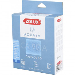 Filtre Pour Pompe Cascade 90, Filtre Ca 90 A Mousse Bleue Medium X2. Pour Aquarium. - Zolux - Zo-330205