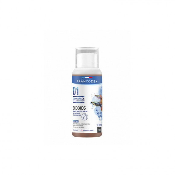 Conditionneur D'eau Pour Aquarium Ecobios, Flacon De 100 Ml - Francodex - Fr-173600