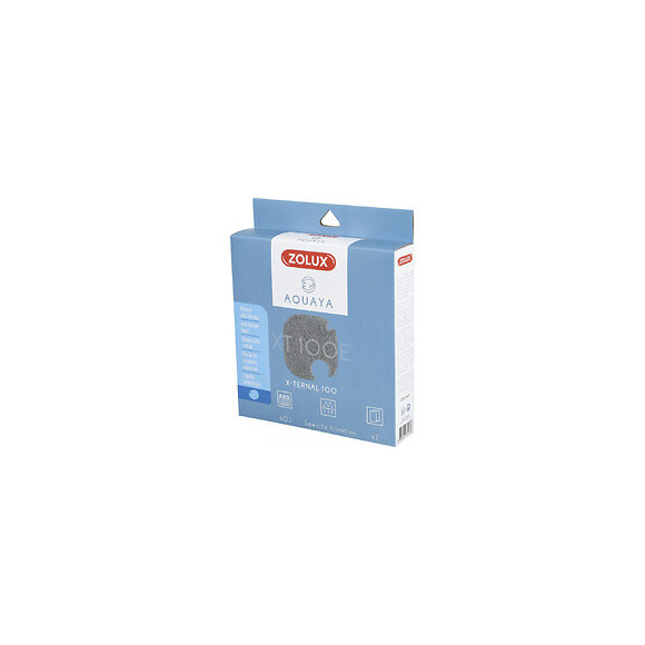 Filtre Pour Pompe X-ternal 100, Filtre Xt 100 E Mousse Anti-nitrates X 2. Pour Aquarium. - Zolux - Zo-330239