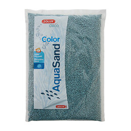 Sable Décoratif. 2-3 Mm . Aqua Sand Bleu Néon. 1 Kg. Pour Aquarium. - Zolux - Zo-346089
