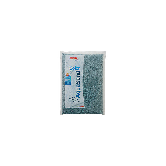 Sable Décoratif. 2-3 Mm . Aqua Sand Bleu Néon. 1 Kg. Pour Aquarium. - Zolux - Zo-346089