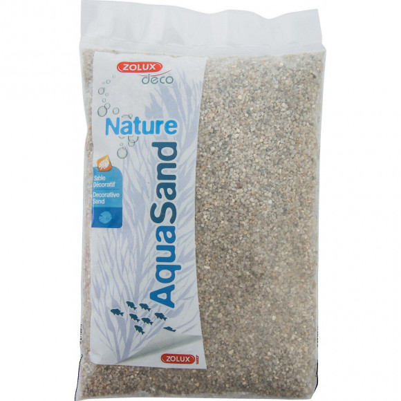 Sol Décoratif. 1.5-2.5 Mm, Naturel Quartz Moyen Aquasand . 1 Kg. Pour Aquarium. - Zolux - Zo-346402