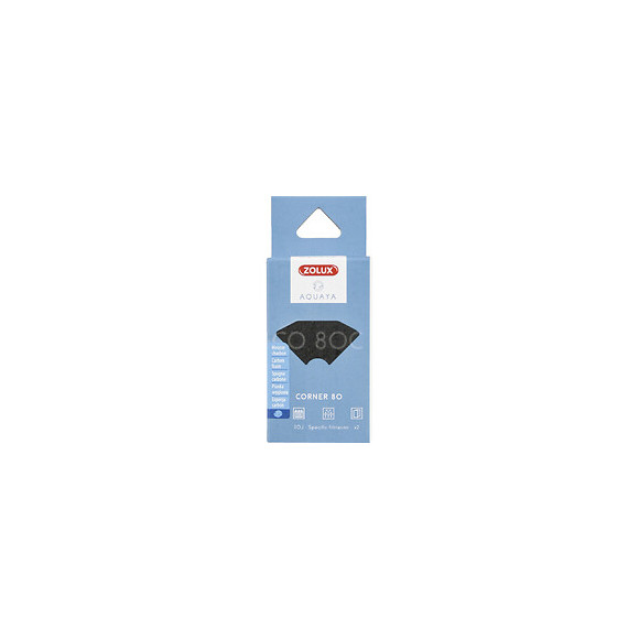 Filtre Pour Pompe Corner 80, Filtre Co 80 C Mousse Charbon X 2. Pour Aquarium. - Zolux - Zo-330223