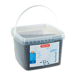 Gravier Décoratif. 2-3 Mm .noir. Ashewa Aquasand . 5 Kg. Pour Aquarium. - Zolux - Zo-346265