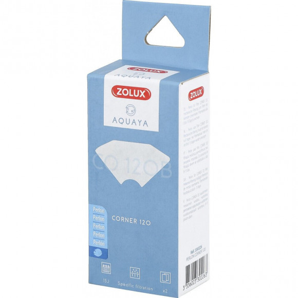 Filtre Pour Pompe Corner 120, Filtre Co 120 B Perlon X 2. Pour Aquarium. - Zolux - Zo-330226