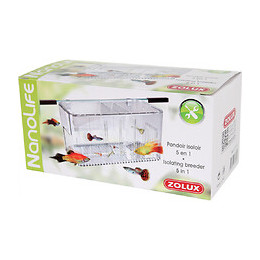 Pondoir Isoloir 5 Combinaisons . Taille : 21 X 10 X 10 Cm. Pour Aquarium. - Zolux - Zo-377135
