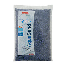 Sable Décoratif. 2-3 Mm . Aqua Sand Bleu Outremer. 1 Kg. Pour Aquarium. - Zolux - Zo-346087