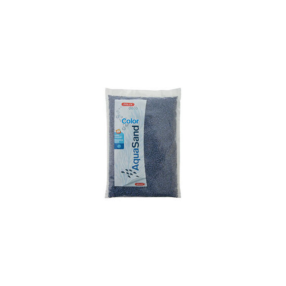 Sable Décoratif. 2-3 Mm . Aqua Sand Bleu Outremer. 1 Kg. Pour Aquarium. - Zolux - Zo-346087