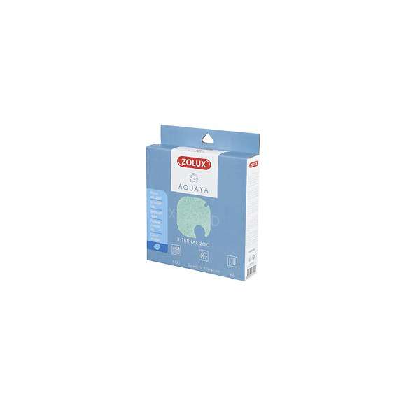 Filtre Pour Pompe X-ternal 200, Filtre Xt 200 D Mousse Anti-algues X2. Pour Aquarium. - Zolux - Zo-330245