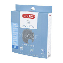 Filtre Pour Pompe X-ternal 300, Filtre Xt 300 E Mousse Anti-nitrates X 2. Pour Aquarium. - Zolux - Zo-330249