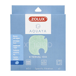 Filtre Pour Pompe X-ternal 100, Filtre Xt 100 D Mousse Anti-algues X 2. Pour Aquarium. - Zolux - Zo-330240