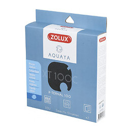 Filtre Pour Pompe X-ternal 100, Filtre Xt 100 C Mousse Charbon X 2. Pour Aquarium. - Zolux - Zo-330238